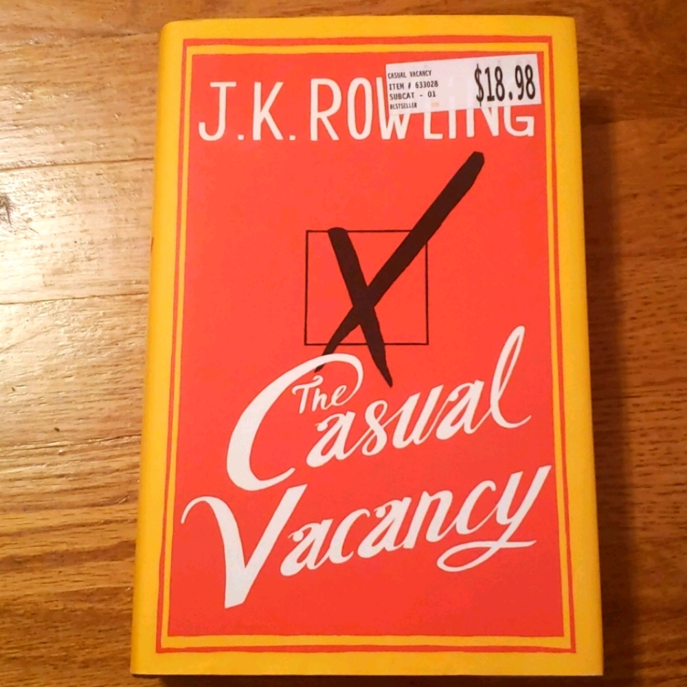 LAST CHANCE! J.K. Rowling The Casual Vacancy Book